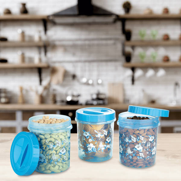 Buy Joyo Plastic Spacio 3-Pieces Container Set PTD (1500 ml x 3U
