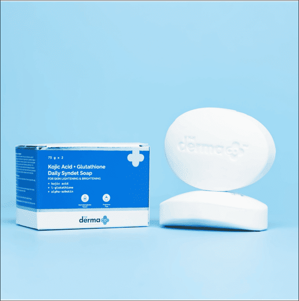 Buy The Derma Co Kojic Acid + L-Glutathione Daily Syndet Soap 75g x 2 (Set  of 2) Online () At Best Price