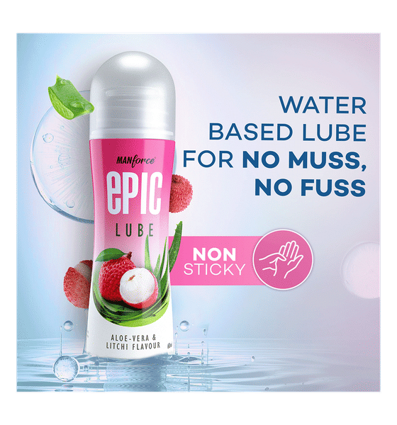 Buy Manforce Epic Aloe Vera & Litchi Water-Based Lube | 60ml | Condom Compatible Online () At Best Price Buy Manforce Epic Aloe Vera & Litchi Water-Based Lube | 60ml | Condom Compatible Online () At Best Price
