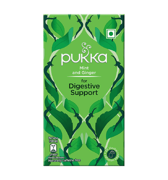 Buy Pukka Mint and Ginger for Digestive Support I 25 infusion tea
