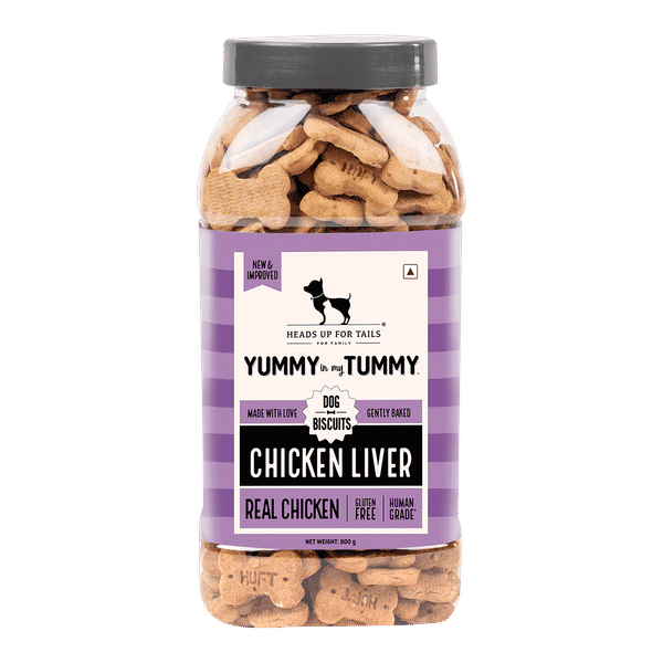 Buy HUFT YIMT Chicken Liver Dog Biscuits Online (800 g) At Best Price