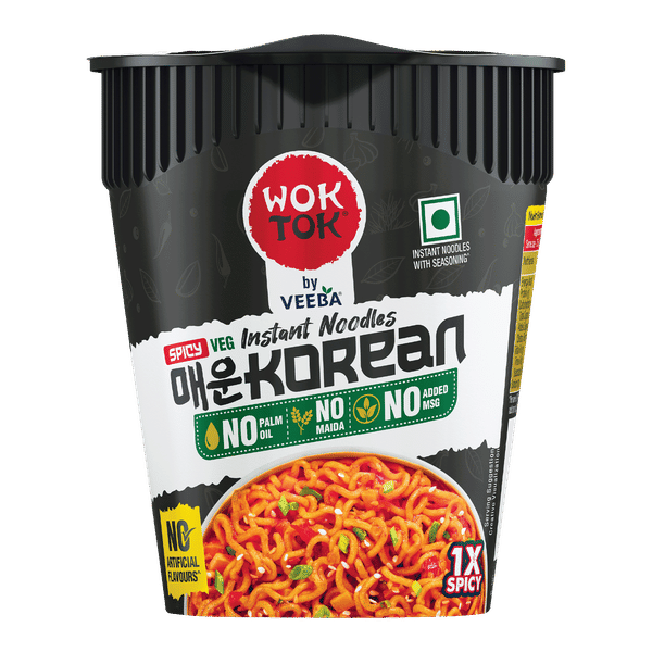 Buy Wok Tok by Veeba Instant Noodles Spicy Korean (no Maida,No palm oil
