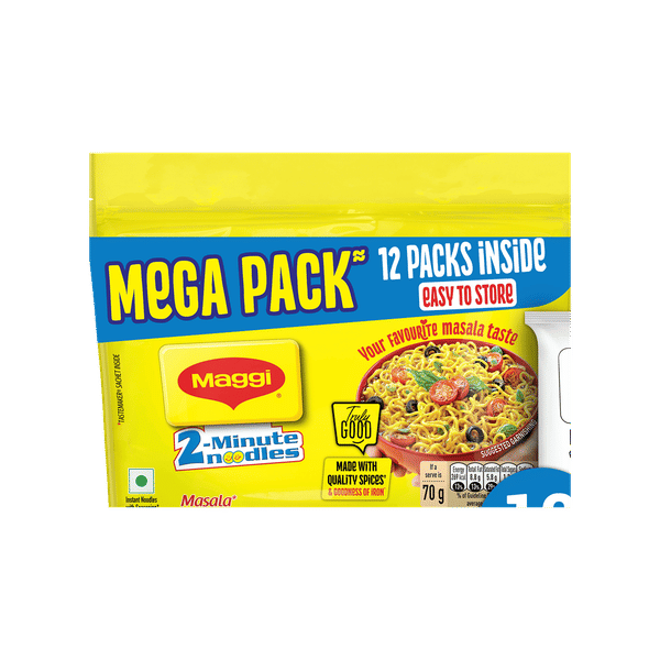Maggi 2-Minute Noodles (Pack of 12)