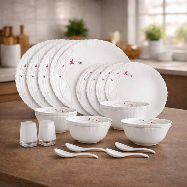 Buy Cello Dazzle Series Lush Fiesta Dinner Set (26 Pieces