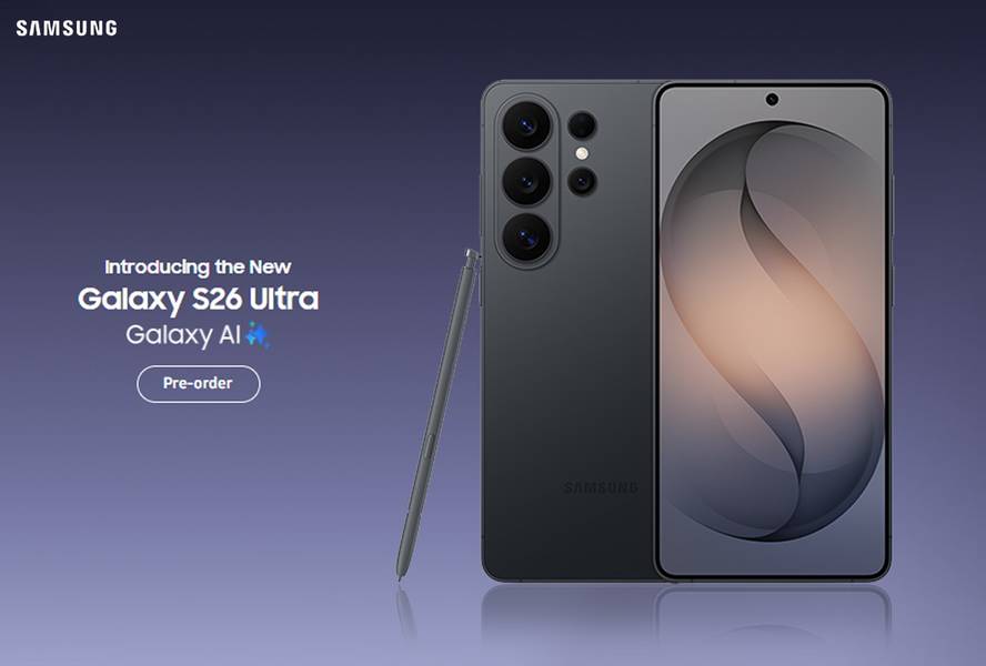 Buy Samsung Galaxy S26 Ultra Black I Pre-order pass Online () At