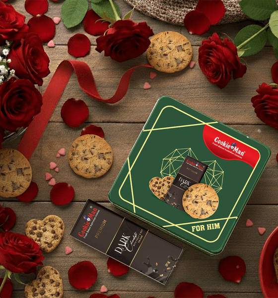 Buy Cookie Man Premium Dark Chocolate & Choco Chip Cookies