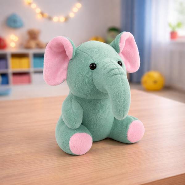 Animal Plush Soft Toys Elephant Online Adorable Elephant Plush Toy – 10 Inch Soft Muted Grey Stuffed Elephant With  Big Pink Ears, Fluffy Animal Cushioned Toy For Toddlers And Newborns