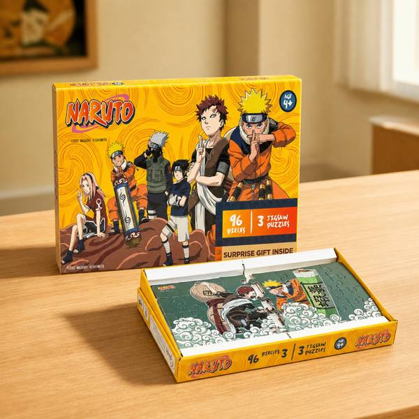 Buy Topps Naruto 96Pc 3Jigsaw Puzzles Online (1 pack) At Best Price