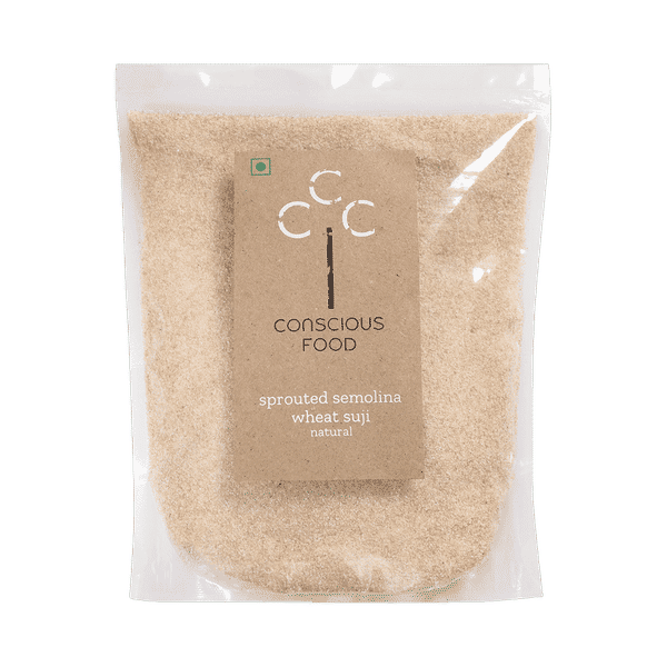Buy Conscious Food Sprouted Wheat Sooji Rava Online () At Best Price