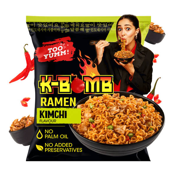 Buy Too Yumm! K-Bomb Ramen Kimchi | Ready To Cook Instant Noodles
