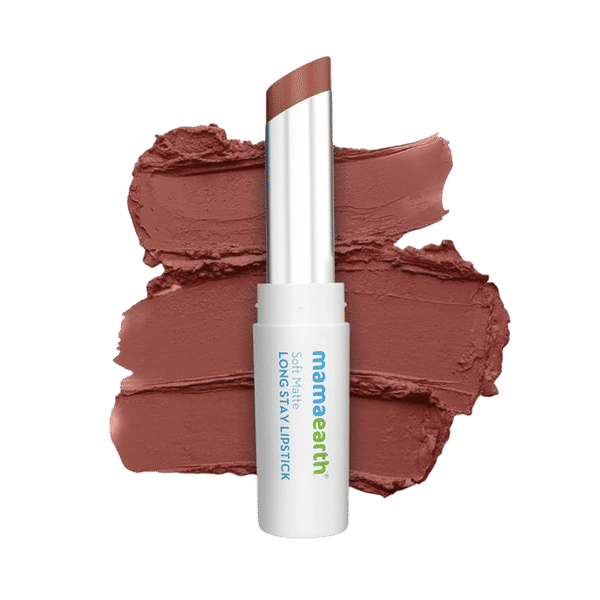Buy Mamaearth Soft Matte Long Stay Lipsticks - 01 Mocha Brown