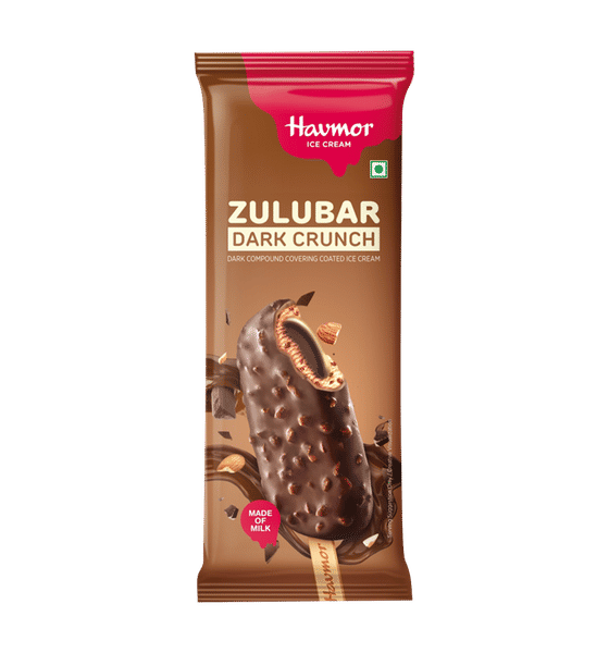 Buy Havmor Zulubar Dark Crunch Ice Cream Stick Online (80 ml x 4