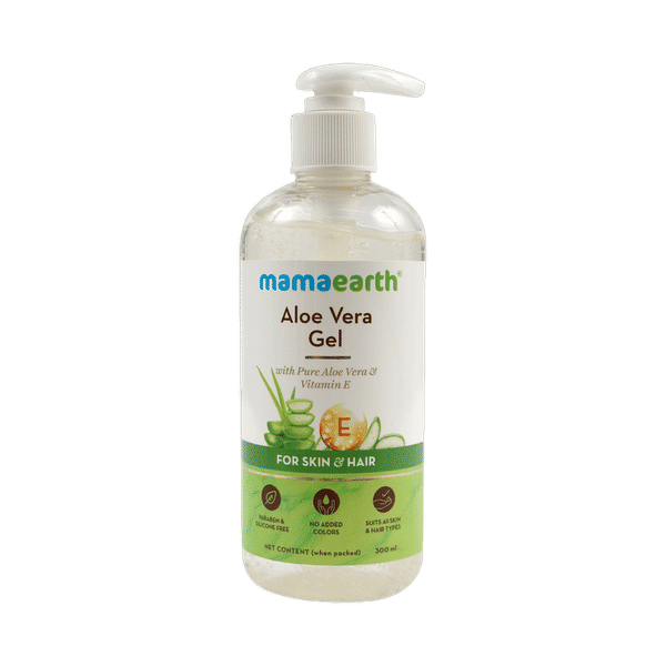 Buy Mamaearth Aloe Vera Gel with Pure Aloe Vera & Vitamin E for Skin and  Hair Online (300 ml) At Best Price