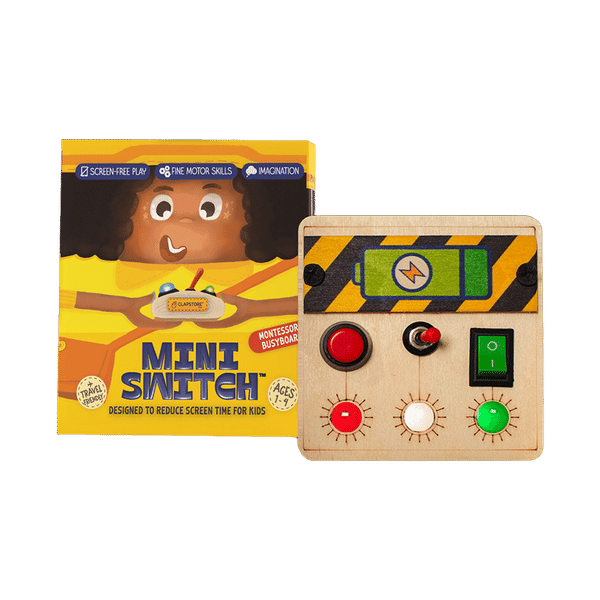 Buy Clapstore Toys Wooden Portable 3 switches Busy Board Mini Swtich ...