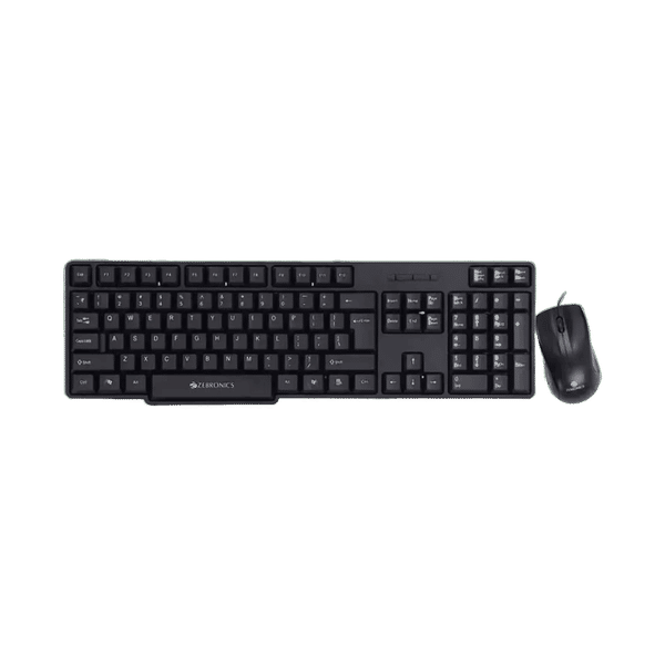 Buy Zebronics Judwaa 750 Wired Keyboard and Mouse Combo, 104 Keys