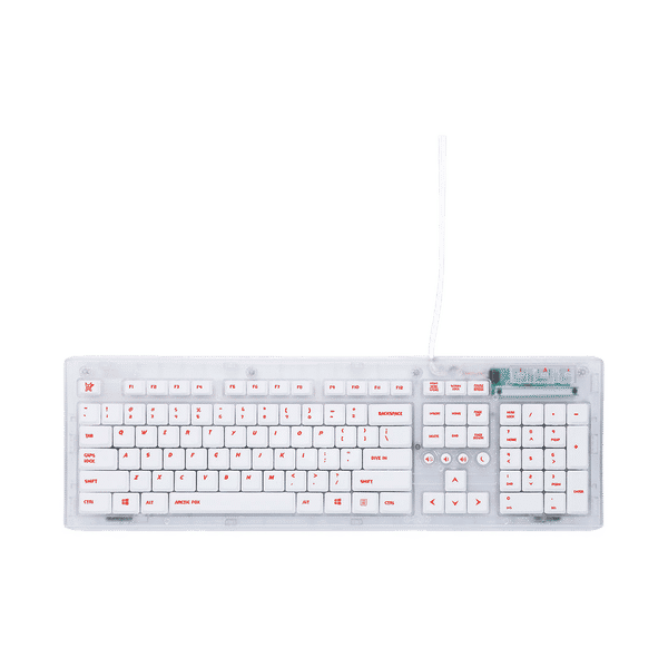 QK65 white / mirror & DCS DEADBEATS 完成品 Buy Arctic Fox Crystal Wired Keyboard (White) Online (1 unit) At