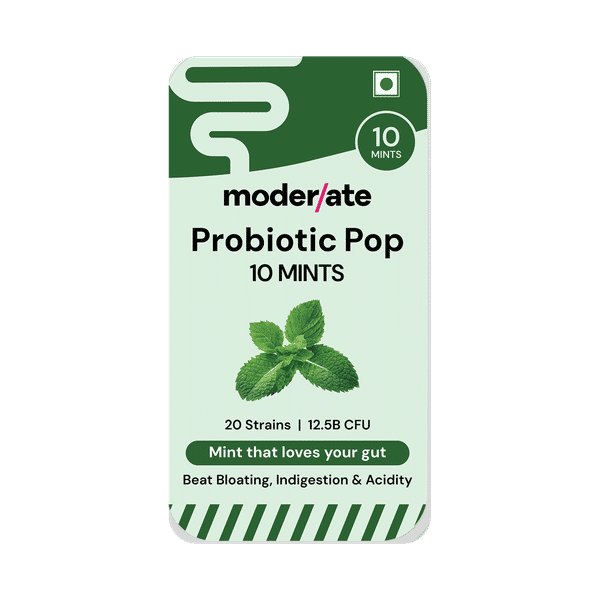 みどりページ☆ Buy Moderate Probiotic Pop Mint Online (10 unit) At Best Price