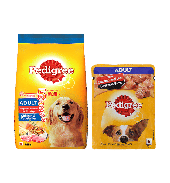 Buy Pedigree Dog Complete Meal Combo Online (1 combo) At Best Price