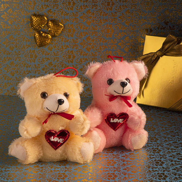 Buy Teddy Bear Small 2 pcs 2 pieces Online At Rs. 400 Instant Delivery