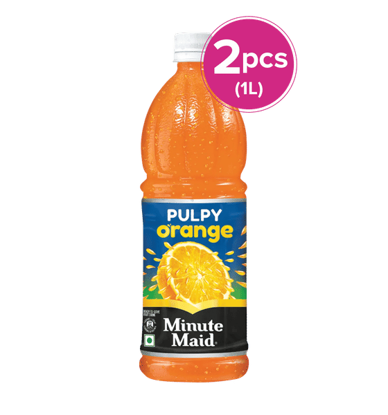 Buy Minute Maid Pulpy Orange Juice Online (1 L x 2) At Best Price