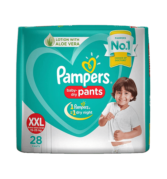 Pampers Pant Diaper (XXL, 15-25 Kg, 28 Pieces, All-Round Protection) - Main Image