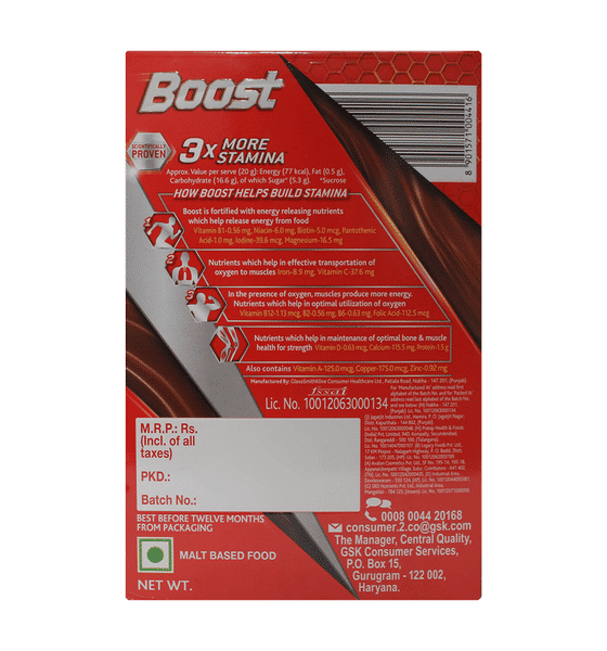 Buy Boost 3x More Stamina Malt Powder Online () At Best Price