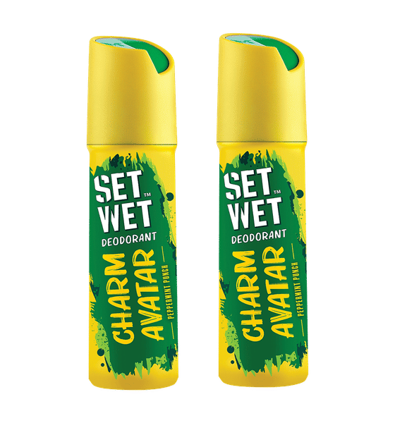 Buy Set Wet Charm Avatar Deodorant Body Spray Perfume For Men