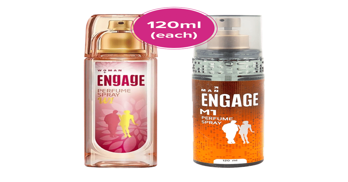 Buy Engage M1 Perfume Spray For Men & W1 Perfume Spray For Women Combo ...