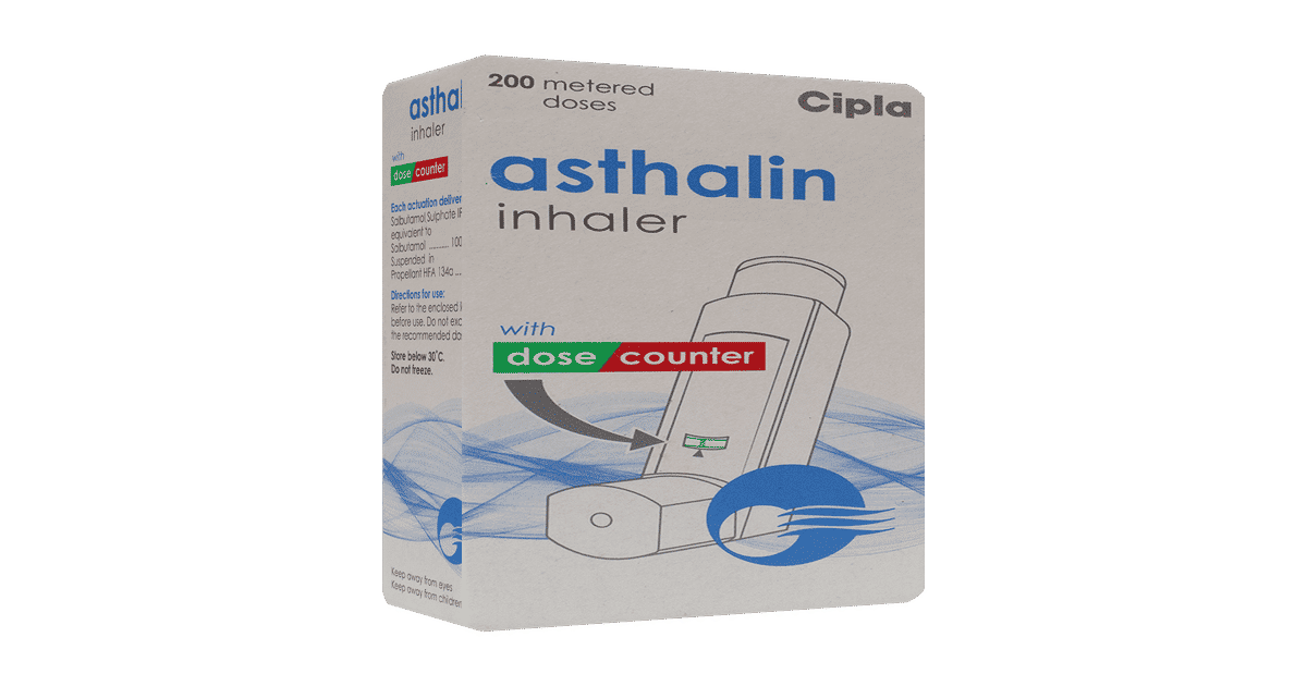 Buy Asthalin Inhaler Pieces Pack Online () At Best Price