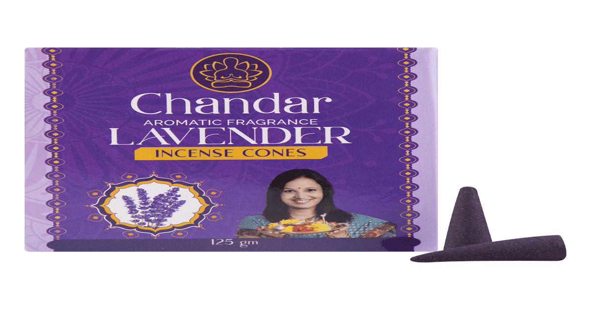 Buy Chandar Lavender Incense Cones Online (125 g x 2) At Best Price