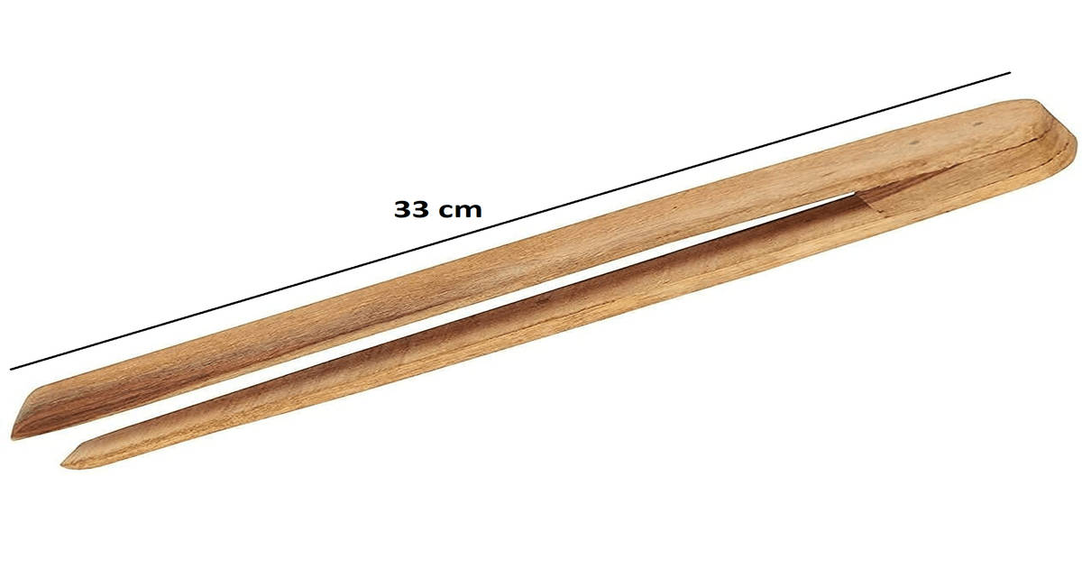 Buy Soham Housewares Wooden Chapati/Roti Chimta (33cm, Brown) Online ...