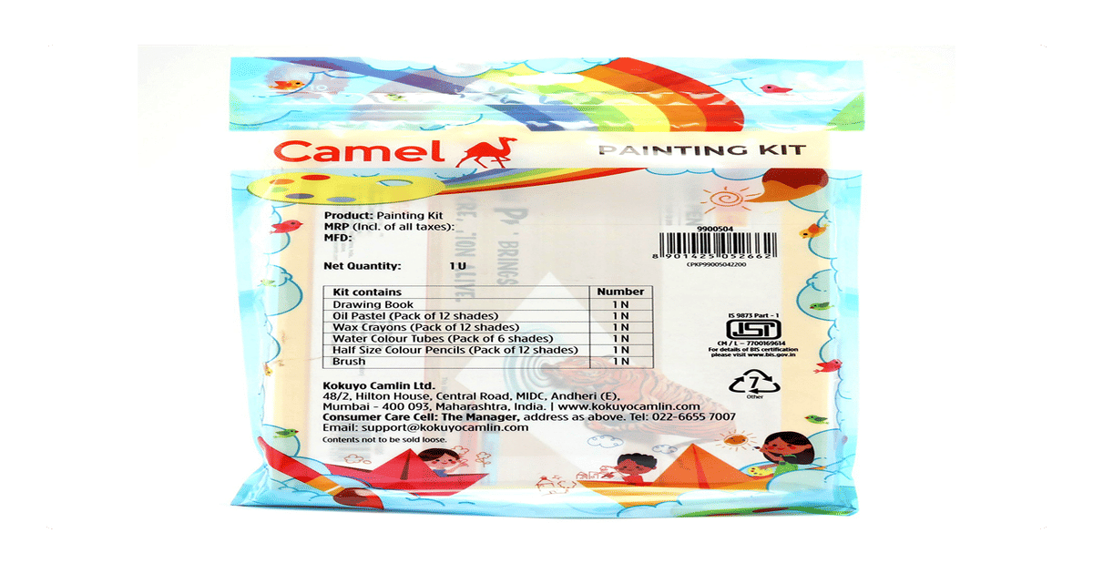 Buy Camel Colouring Kit Set | Combo of 6 Items Online () At Best Price