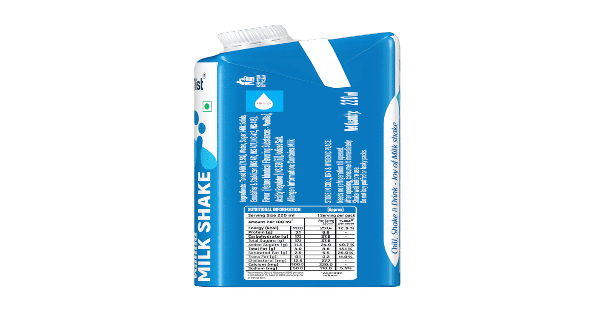 Buy Milky Mist Vanilla Milkshake Online () At Best Price