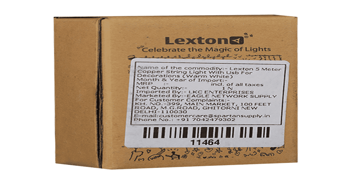 Buy Lexton String Lights (5m, USB Powered, Warm White) Online () At ...