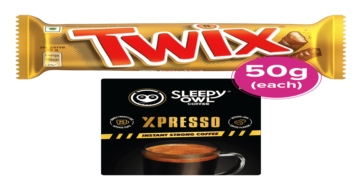 Twix Java Buy Sleepy Owl Xpresso Intense Java Instant Coffee Sachets & Twix ...