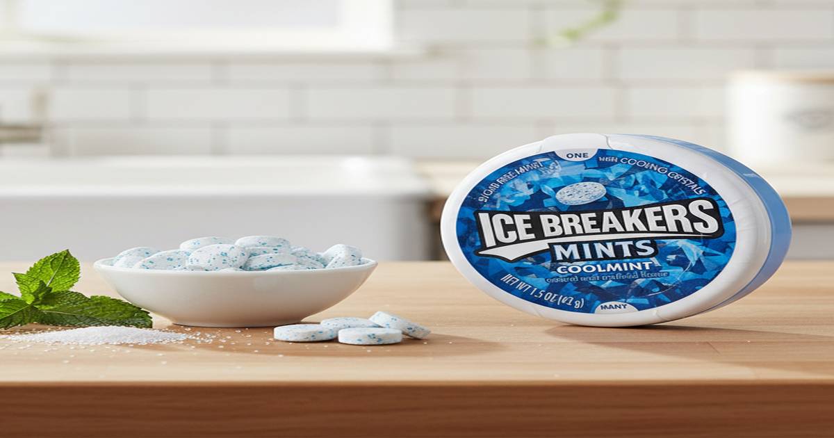 Buy Ice Breakers Sugar Free Mints Cool Mint Online (42 g) At Best Price