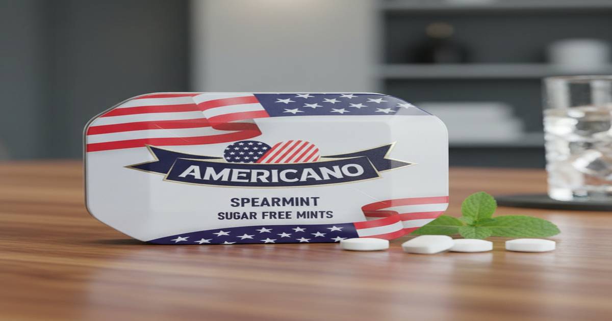 Buy Americano Sugar Free Mint - Spearmint Online (14 g) At Best Price
