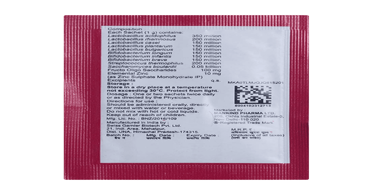 Buy Flora Zn Orange Flavour Sach 1Gm Online () At Best Price