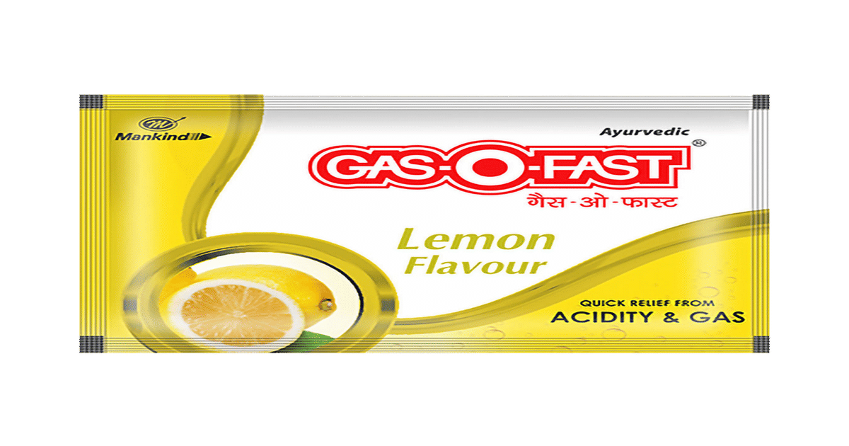 Buy Gas O Fast Lemon Antacid Sachet Of 5 G Online (5 g) At Best Price