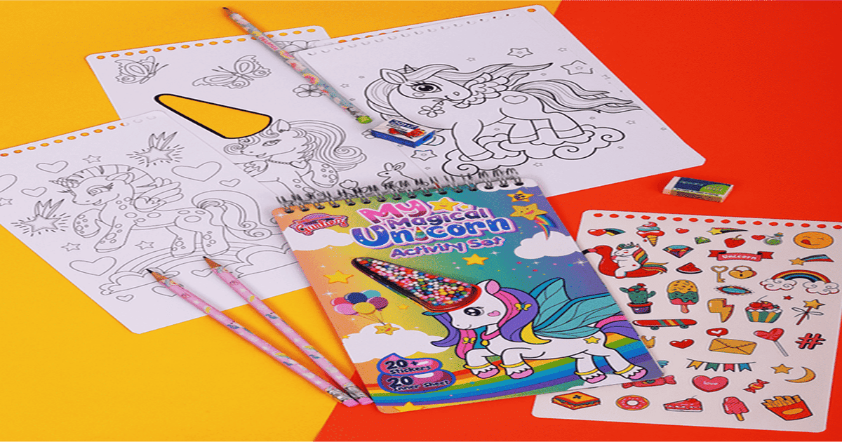 Buy STRIDERS My Magical Unicorn Activity Book Volume 1 With Sticker ...
