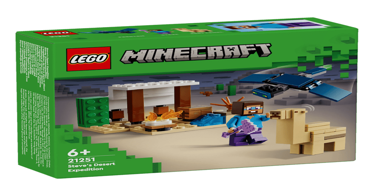 Buy LEGO Minecraft Steve's Desert Expedition Set 21251 Online () At ...