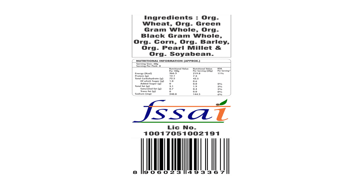 Buy HealthFields Organic Rozana Multi Grain - Winter Atta Online () At ...