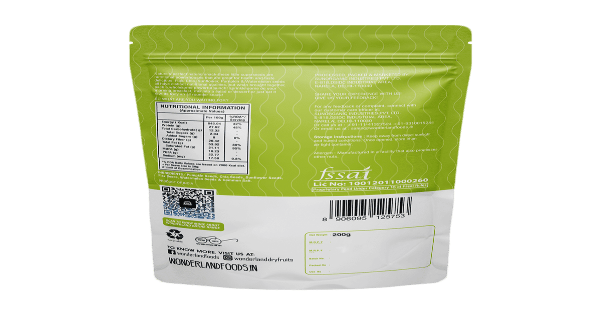 Buy Wonderland Foods Mix Seeds Online () At Best Price