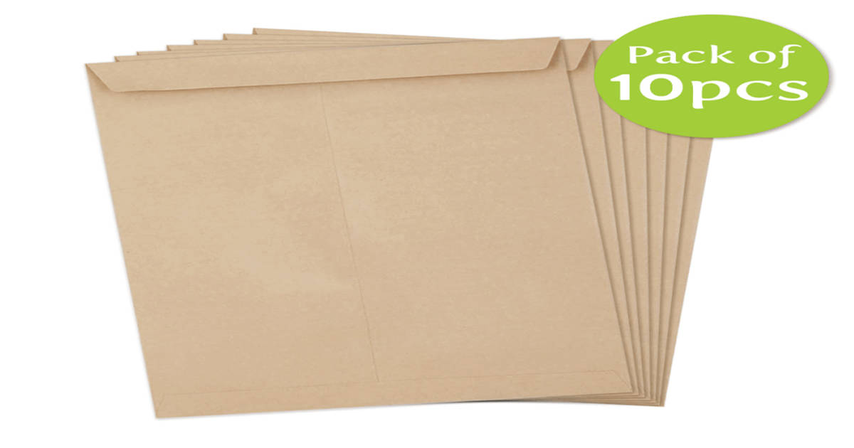 Buy PaperPep Business Envelope 90GSM Kraft Self Stick 12