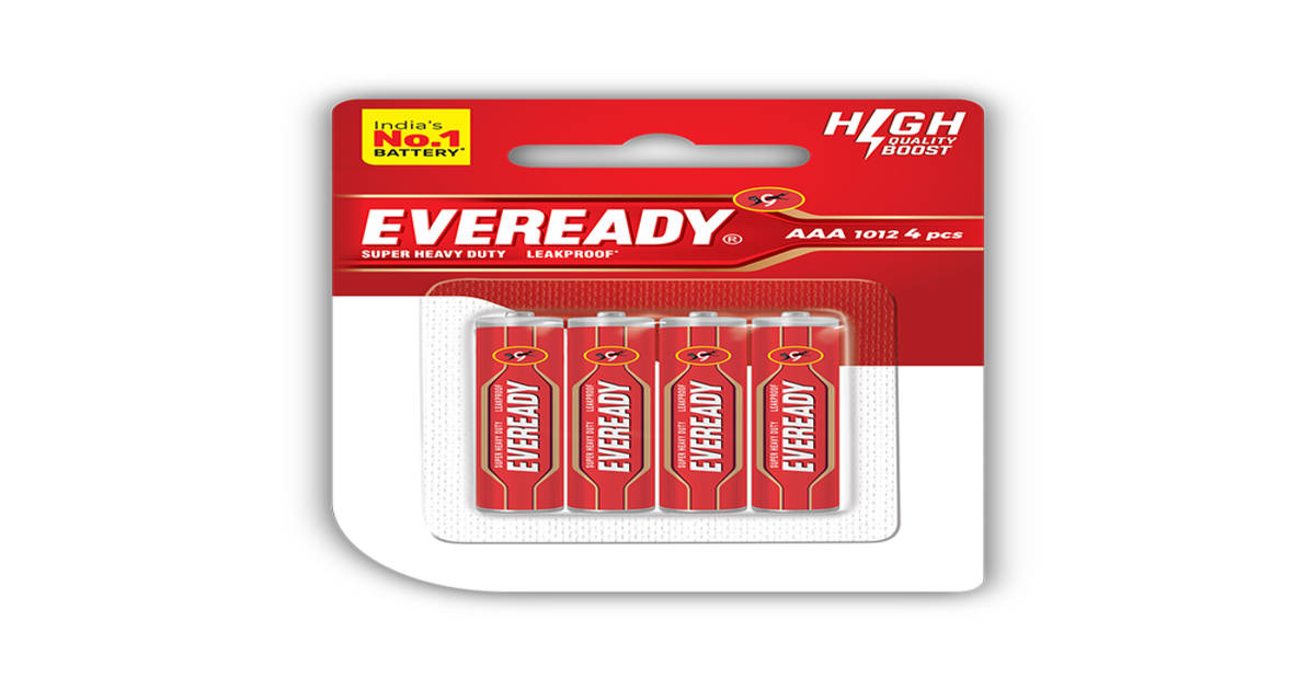 Buy Eveready 1012 AAA Carbon Zinc Batteries for Remote Controls