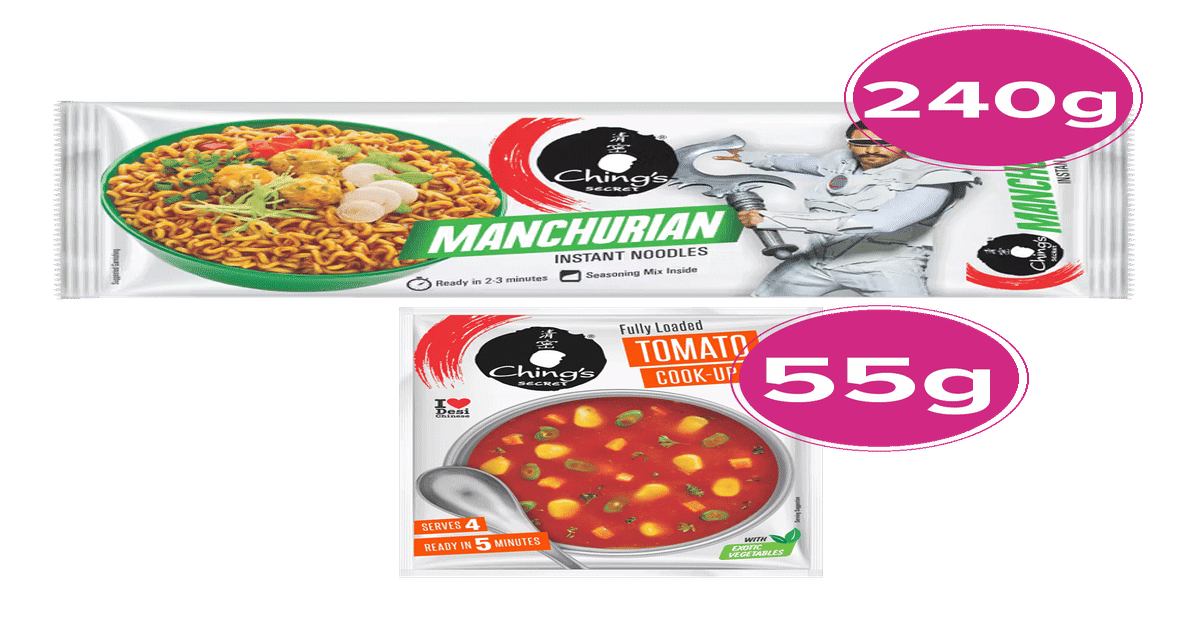 Buy Ching's Secret Manchurian Instant Noodles & Ching's Secret Tomato