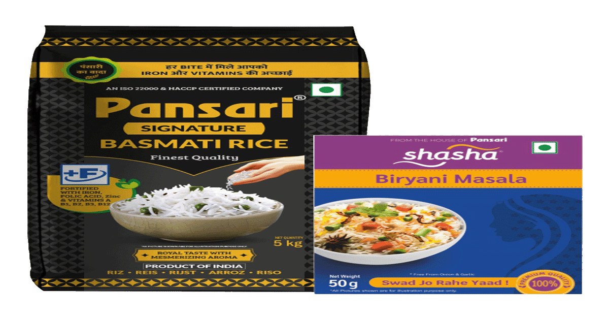 Buy Pansari Signature Basmati Long Grain Biryani Rice - Chawal Online ...