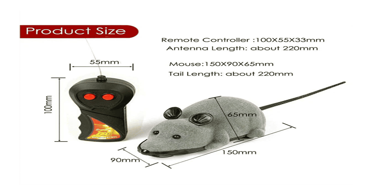 Buy Pets Empire Wireless Remote Control Rat Mouse Toy for Cats and Dogs ...