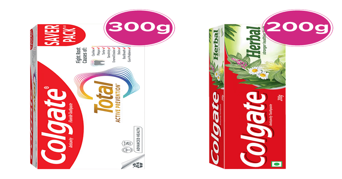 Buy Colgate Total Advanced Health Antibacterial Toothpaste Combo Pack ...