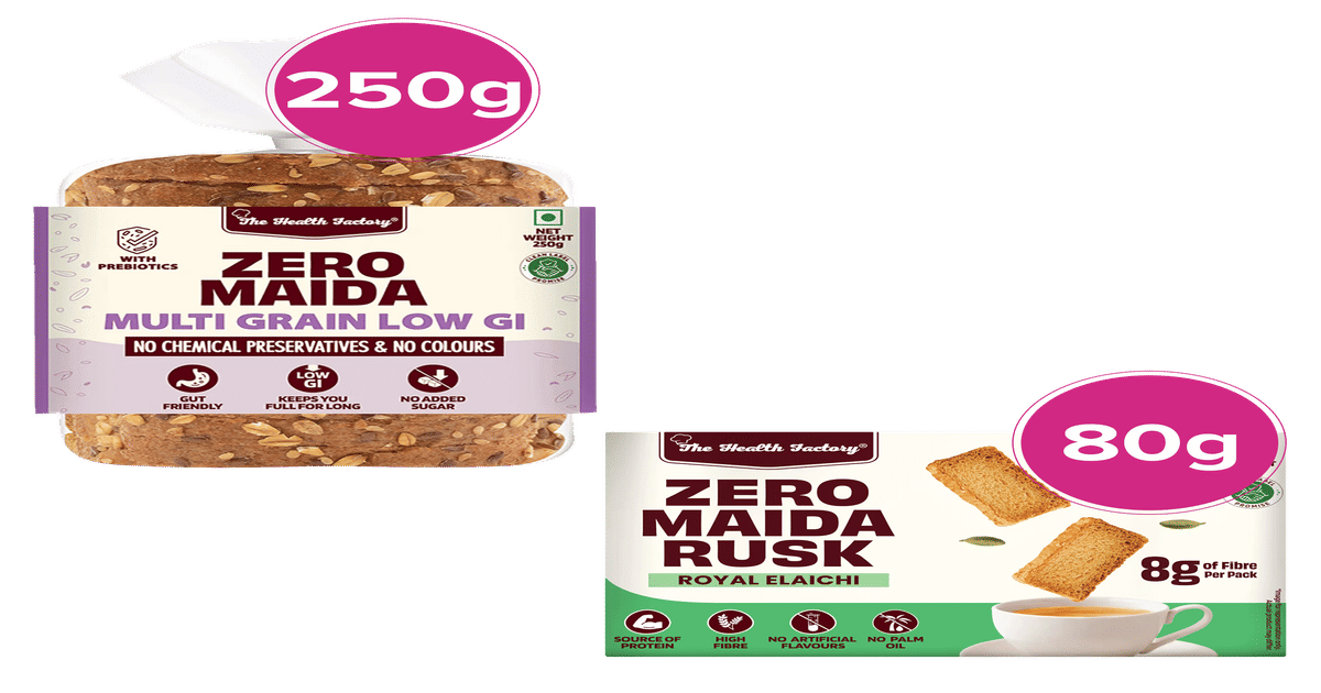 Multigrain Rusk Buy The Health Factory Zero Maida Rusk - Royal Elaichi & The Health ...